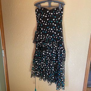 Cooper St Floral Print Asymmetrical Skirt Dress